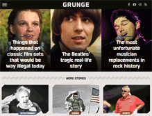 Tablet Screenshot of grunge.com